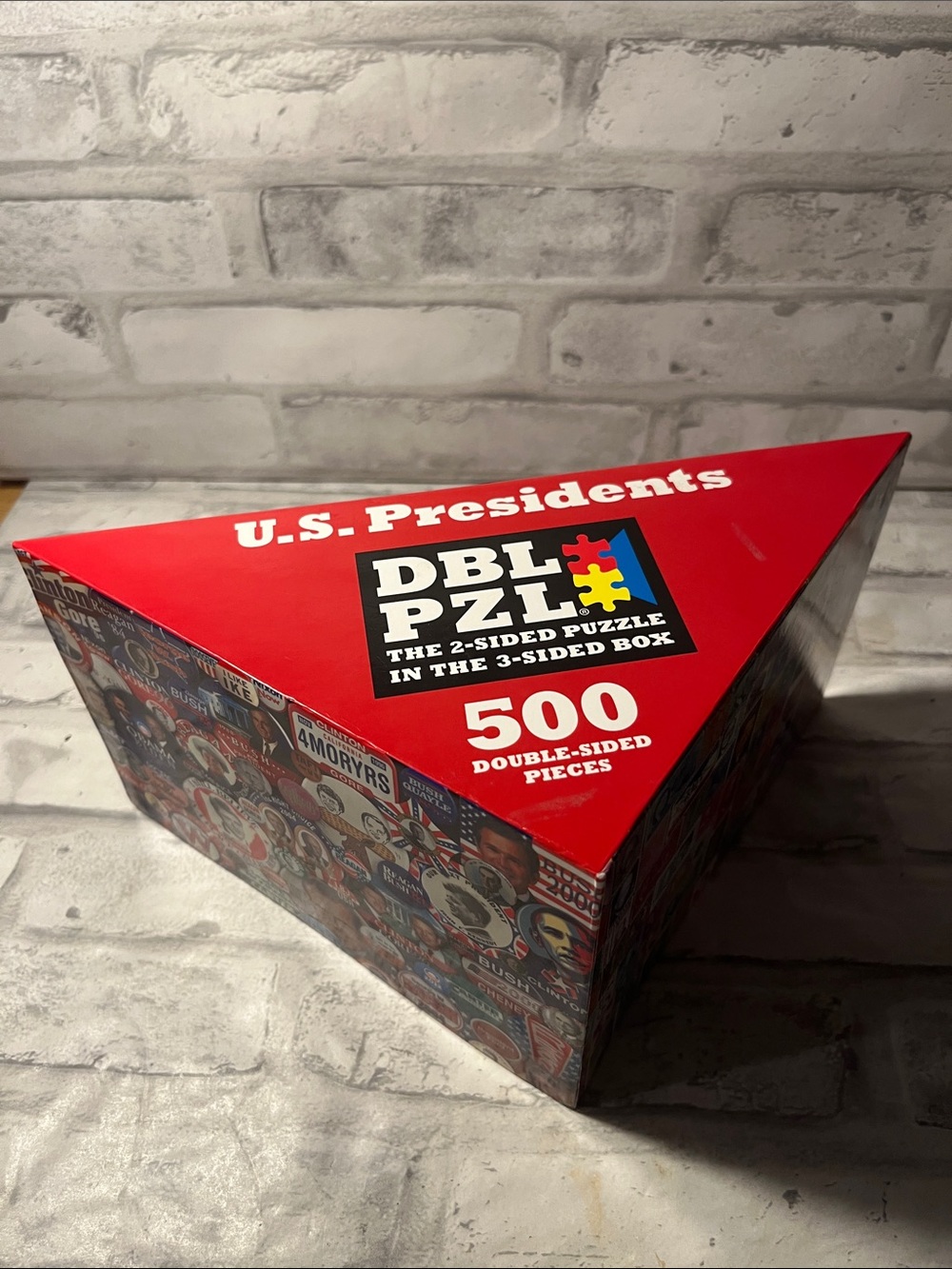 U.S. Presidents 500-Piece Double-Sided Puzzle - Red